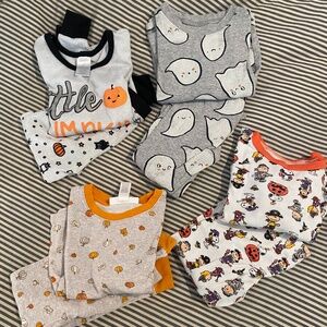 3T Halloween pajamas bundle